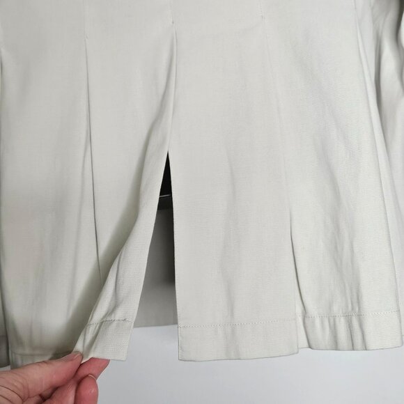 Eileen Fisher Blazer Womens Small Ivory Career Minimalist Lightweight - Picture 8 of 12